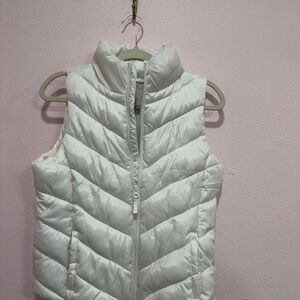 White Puffer Vest